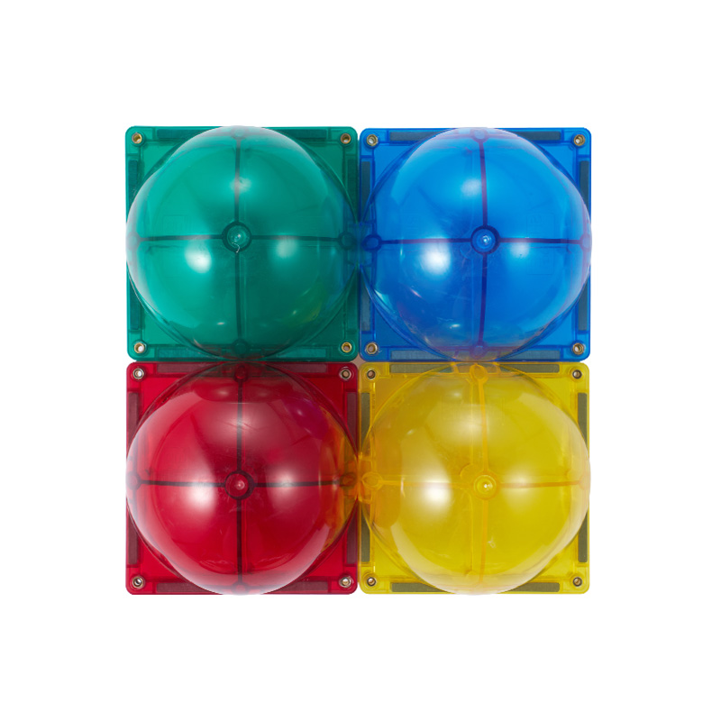 Color Window Magnetic Tiles Ball Track Building Blocks